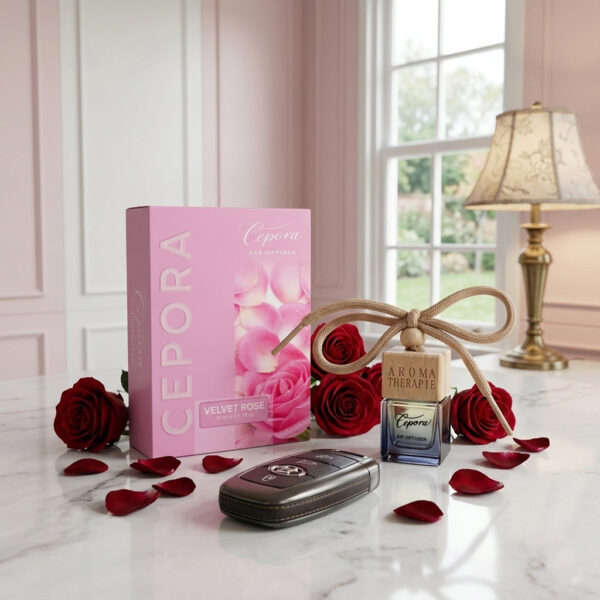 Velvet Rose Car Hanging Perfume by Cepora