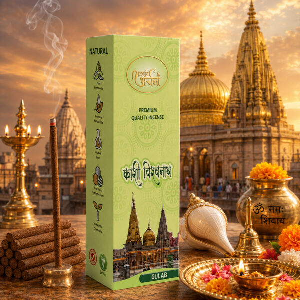 Kashi Vishwanath Agarbatti – The Divine Essence of Rose