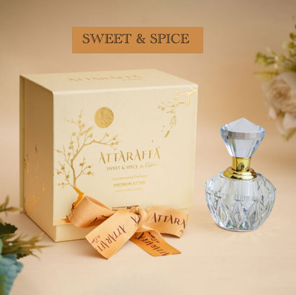 Attaraffa Sweet & Spice Attar – Luxury Natural Attar for Men & Women